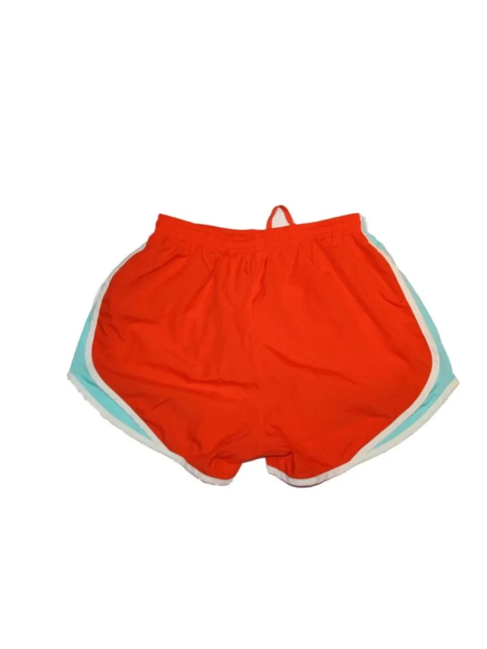 Women Nike Dri Fit Running Athletic Orange Blue Shorts Size S 4/6